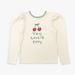 Spot Spring New Products PS Korean Children's Casual Loose Trendy English Cherry Bubble Long Sleeve Sweater_viptrois.com