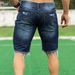 Men's Clothing One Piece Slim Fashion Jeans Men's Shorts_viptrois.com