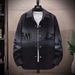 Printed Shirt, Men's Long Sleeved Workwear, Teenage Student Casual Lining, Thin Jacket, Top_viptrois.com