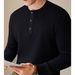 "Men's Henley Collar Knit Sweater – Lightweight Business Casual Pullover For Autumn & Winter"_viptrois.com