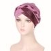 new multi color bright silk and milk silk braid hat fashionable casual headscarf hat in stock_viptrois.com