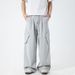 Men's Clothing Distressed Work Jeans For Men Spring And Summer New Style Side Three Dimensional Pockets Straight Pants Textured Loose Long Pants_viptrois.com