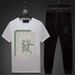 Men's Clothing new trend suits hot diamond fortune leisure fashion rogue high end short sleeved T shirts men's long pants_viptrois.com