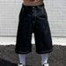 Men's Loose Fit Washed Denim Shorts - Vintage American West Coast Style Casual Summer Short Pants_viptrois.com