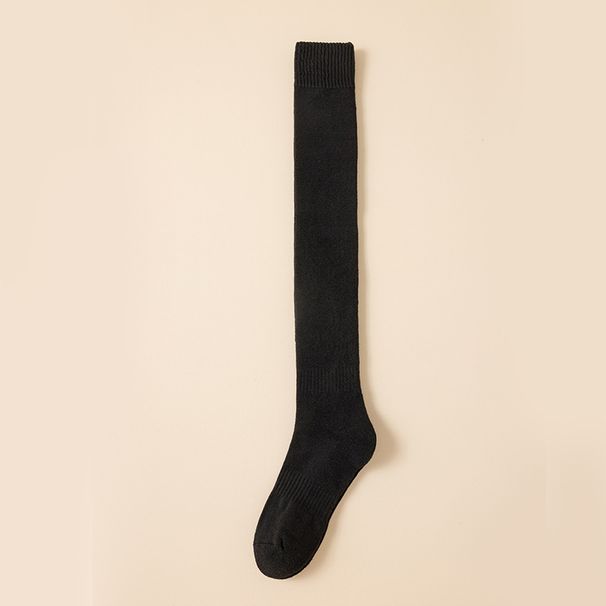 Thickened Warm Over-the-knee Terry Socks for Women Winter Plus Veet Slimming Shape Elasticity Thigh High Stockings_viptrois.com
