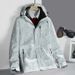 Winter Men And Women Yurong Soft Shell Two-Piece Set Couple Fleece Thickened Coat Outdoor Skiing Mountaineering Jacket_viptrois.com