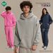 Pure Pure 2025 Autumn Winter New Loose Fleece 350g Men Oversize Thickened Hooded Trendy Brand Men's Hoodie_viptrois.com