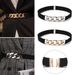 Slim-fit elastic waistband Decorative skirt suit Simple fashion chain women's belt_viptrois.com