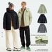 2025 New Solid Color Hooded Couple Cotton Jacket, Loose And Thick Winter Cotton Jacket, Detachable Hat, Cotton Jacket, And Warm Jacket_viptrois.com