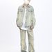 Men's Clothing High Street Retro Wide Leg Jeans Men's Spring And Summer New Loose Versatile Ripped Design Straight Pants_viptrois.com