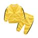 kid's clothing Autumn zipper coat sports hoodie pant two-piece set_viptrois.com