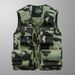 Men’s Camo Utility Vest – Lightweight Sleeveless Jacket With Multi-Pockets For Outdoor & Streetwear (M-6XL, Tactical Green & Khaki)_viptrois.com