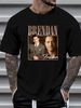 Brendan Fraser Vintage T Shirt Homage Merch Tarzan Fashion Graphic Homme Comfortable Casual Breathable Slightly Summer Stretched Versatile_viptrois.com