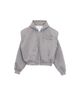 European And American Style Solid Color Hooded Sweatshirt For Men, Trendy Short Design With Padded Shoulders, Loose_viptrois.com