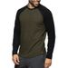 Loom 2025 Autumn Winter Cross-Border European And American Men's Long Sleeve Crew Neck Casual Sweatshirt Foreign Trade_viptrois.com