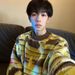 Pure Ginger Yellow Color-Block Striped Sweater For Men, Design Sense, Lazy Style, Seahorse Wool Inner Layer, Knitted Base_viptrois.com
