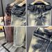 Men's Clothing High End Personality Tie Dye Jeans Men's Fashion Brand Spring And Autumn New Elastic Slim Fit Casual Trousers Trend_viptrois.com
