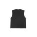 Men's Sleeveless Streetwear Tank Top - 100% Cotton Oversized Hip Hop Muscle Tee With Raw Hem - Vintage Loose Fit For Summer (Black, Dark Grey, )_viptrois.com