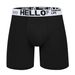 Pulse Cross-Border E-commerce Factory Supply Men's Underwear Simple Long Style European Size Solid Color Mid-Waist Boxer_viptrois.com