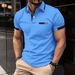 Men Summer Short Sleeve 100% Polyester Polo Shirt 3D Digital Print Business Casual Turn-down Collar Polo Shirt_viptrois.com