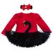 Baby clothes baby children's clothing baby long-sleeved halter dress cartoon swan mesh princess skirt_viptrois.com