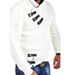 Men's Twisted Knit Lapel Sweater Coat – Thick Winter Pullover, Loose Fit Thermal Underwear, European & American Style (M-3XL)_viptrois.com