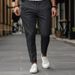 Men’s Slim-Fit Chino Pants – Business Casual Trousers With Stretch Fabric & Wrinkle-Resistant Finish (Navy/Black/Khaki/Olive)_viptrois.com