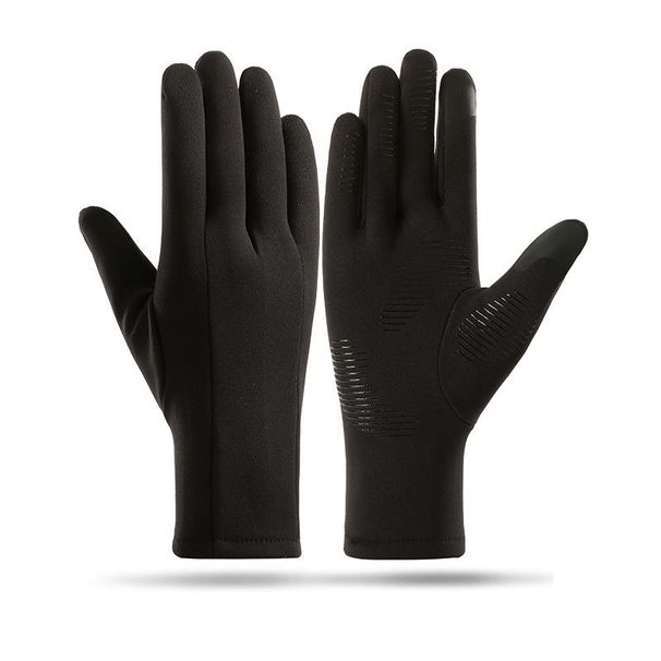 Cycling Gloves Winter Ski Liner Gloves Warm Touch Screen Men's Outdoor Cycling Liner Gloves Cycling Touch Screen Non Slip And Windproof_viptrois.com