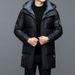 Winter New Thickened Mid-Length Jacket For Middle-aged And Young Men, Warm Casual Men's Hooded White Duck Down Coat_viptrois.com