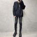 Men's Distressed Fringe Cable Knit Sweater - Oversized Loose Fit High Street Casual Pullover For Winter_viptrois.com