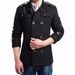 Loom Loom European American Spring And Autumn Multi-Button Stand Collar Slim Fit Woolen Export Trendy Men's Coat_viptrois.com
