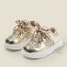 XUANMU Kids Shoes for Boys Girls Soft Sneakers Diamond Sequins Sports Running Shoes Children Flat Casual Baby Toddler Outdoor Shoes Z0039_viptrois.com
