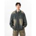 Denim Loose Plus Size 2025 Spring And Autumn American Workwear Shirt Casual Jacket Men_viptrois.com