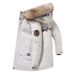 Men's Clothing Down Jacket Mid Length Parka Raccoon Fur Collar Removable White Duck Down Filling Hooded Men's Jacket_viptrois.com
