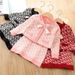 Children's clothing shipping for girls sweater set autumn and winter new fashionable bow Xiaoxiang knitted two-piece set_viptrois.com