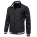 Men's Clothing casual jacket men's spring and autumn sports solid color men's jacket men's_viptrois.com