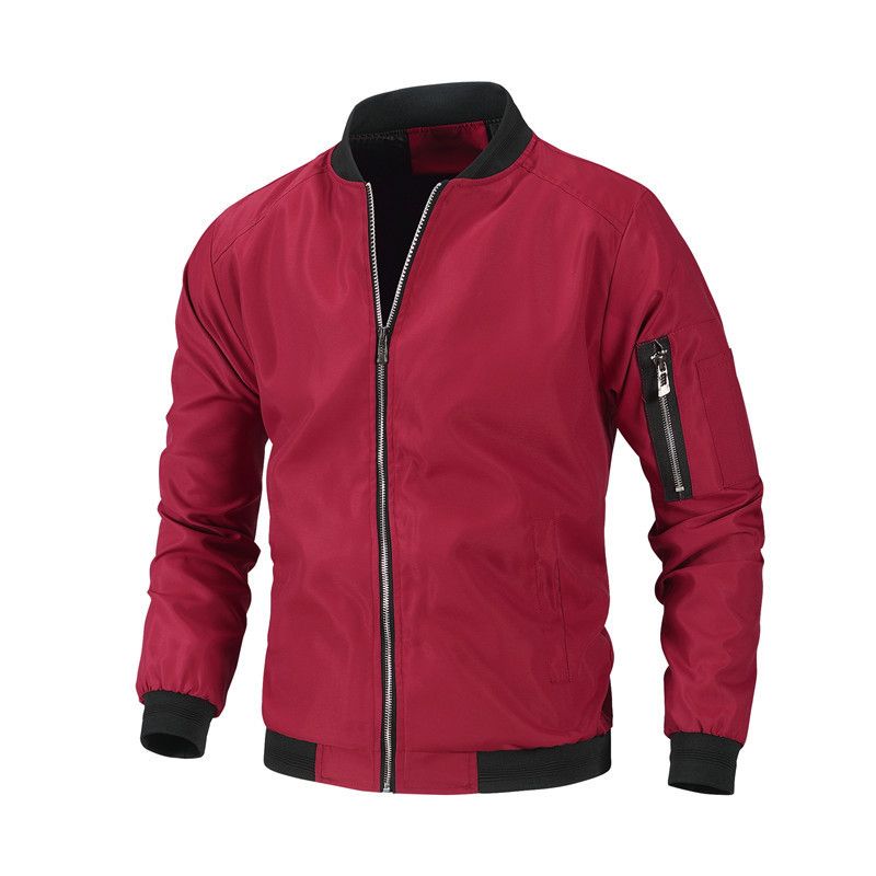 Men's Clothing Spring And Autumn Youth Men's Stand Collar Casual Jacket Men's Coat 0599 Workwear Camouflage Windproof Windproof_viptrois.com