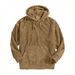 Men's Heavyweight Corduroy Hoodie - Oversized Kangaroo Pocket Pullover With Drop Shoulder (S-3XL, 8 Colors)_viptrois.com
