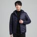 Ultra-Lightweight Packable Down Jacket – 600FP Goose Feather, Stand Collar & Hooded Options, Business Casual Essential (Black/Red/Navy/Blue/Gray)_viptrois.com