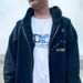 Loom National Trend European American High Street Oversize Loose Hooded Sweatshirt For Men Spring And Autumn Thin Cardigan_viptrois.com