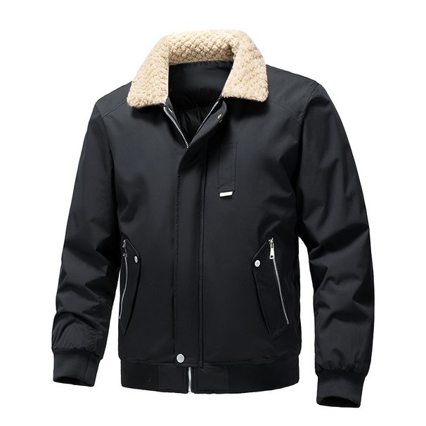 Korean Version Of Trend 2025 Popular Multi-color Warm Thickened Casual Youth Vitality Cotton-padded Clothes Men's Models_viptrois.com