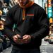 Pure Cross-Border Autumn Winter Stand Collar Half-Zip Color Block Pocket Fleece Loose Fit Men's Sweatshirt High-End Feel Top_viptrois.com