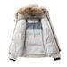 Source Factory Winter New Fur Collar Hat Down Jacket Detachable Fashion Large Size Thickened Elegant Coat Trendy_viptrois.com