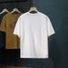 Men's Trendy Short Sleeve T-Shirt American Style Loose Fit plus Size Crew Neck Casual Summer Breathable Printed Top_viptrois.com