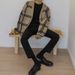 1 Autumn New Men's Cardigan Knitwear Korean Trendy Lazy Style Loose Versatile Sweater_viptrois.com