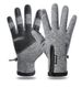 Apparel Accessories Touch Screen Warm Windproof Waterproof Cycling Zipper Sports Plus Velvet Mountaineering Skiing Gloves_viptrois.com