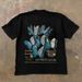 Summer New Short Sleeved Niche Design Pure Cotton Summer Casual Men's Round Neck T-shirt_viptrois.com