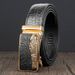 VOOTHOST New Business Men's Alloy Automatic Buckle Leather Belt Fashion Versatile Pants Jeans Brand Business Belt F0006_viptrois.com