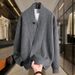 Pure Cross-Border Foreign Trade Dropshipping Hot-Selling 2025 Autumn Cardigan Men's Knitted Sweater Jacket_viptrois.com