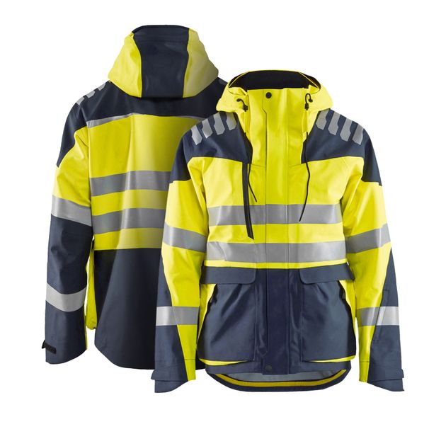 Men's Clothing Outdoor Hooded Jacket Reflective Strip Workwear Safety Cycling Clothing Jacket_viptrois.com